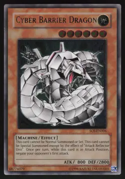 Cyber Barrier Dragon (UTR) SOI-EN006 Ultimate Rare EURO YU-GI-OH - Image 1