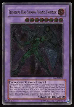 Elemental Hero Shining Phoenix Enforcer EOJ-EN033 Ultimate Rare EURO YU-GI-OH - Image 1