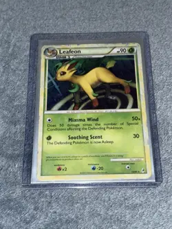 Pokemon TCG Call of Legends Leafeon Card 13/95 Reverse Holo Rare - Image 1