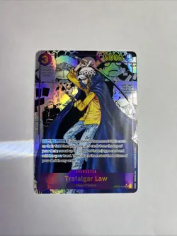 One Piece CCG Trafalgar Law Manga Alternate Art PRB01 English - Image 3