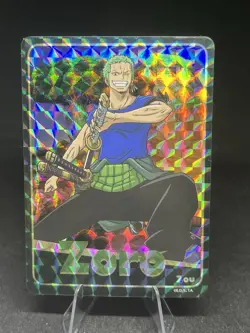 5 PC Lot - Holographic Sticker Cards Nami, Zoro, Usopp, Robin, Sanji ONE PIECE - Image 2