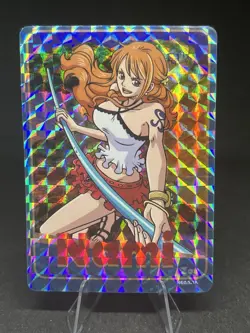 5 PC Lot - Holographic Sticker Cards Nami, Zoro, Usopp, Robin, Sanji ONE PIECE - Image 3