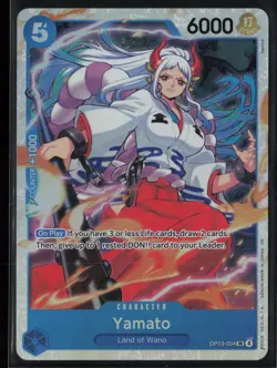 Yamato OP13-054 One Piece Carrying On His Will Super Rare Near Mint - Image 1