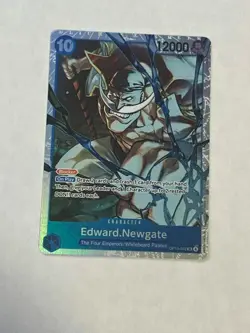 Edward.Newgate SR OP13-042 Carrying On His Will Foil One Piece TCG - Image 1