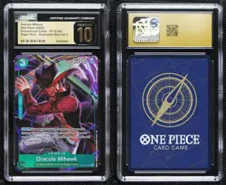 2022-Current One Piece Card Game: Promos English Dracule Mihawk CGC 10 Pristine - Image 3