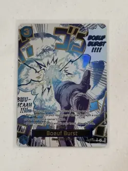 Boeuf Burst (Alternate Art) OP12-060 Legacy of the Master Foil - Image 1
