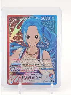 NEFELTARI VIVI 2026 ONE PIECE HEROINES EDITION LEADER ALT ART EB03-001 Q1048 - Image 1