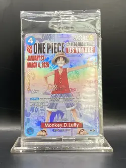 Monkey.D.Luffy (055) (College Basketball US Voyage) P-055 One Piece SEALED - Image 1