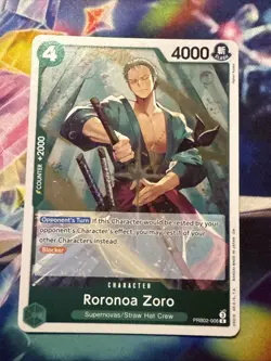 1x Roronoa Zoro PRB02-006 RARE English MINT - Image 1