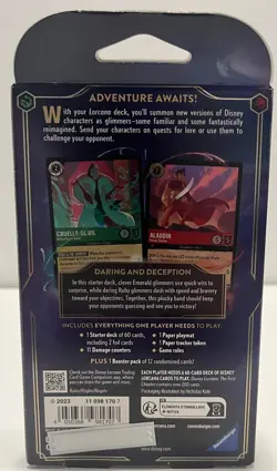 Disney Lorcana Trading Card Game First Chapter Starter Deck Emerald & Ruby - Image 4