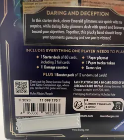 Disney Lorcana Trading Card Game First Chapter Starter Deck Emerald & Ruby - Image 5