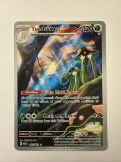 Toedscruel 185/182 Illustration Rare 2023 Pokemon Paradox Rift Full Art Card NM+ - Image 1