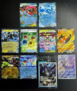 Pokemon Card Lot Promo , Illustration Rare , EX , Mega Attack Rare - Image 1