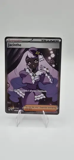Pokemon Jacinthe 110/088 POR Ultra Rare Full Art Holo Trainer Card TCG - Image 2