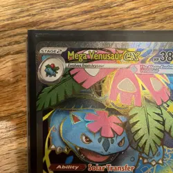 Pokemon TCG Mega Venusaur ex 155/132 Mega Evolutions Secret Rare Card - Image 3