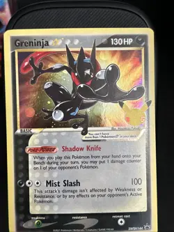 Greninja Gold Star Celebrations Promo SWSH144 Pokemon Card - Image 1