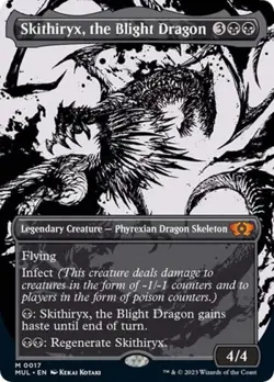 MTG English Skithiryx, the Blight Dragon NM Foil - Image 1