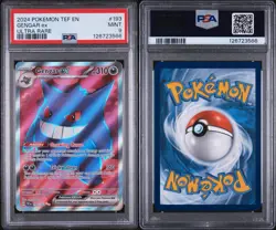 Pokemon TCG Gengar EX Temporal Forces Ultra Rare Card 193/162 Scarlet & Violet - Image 3