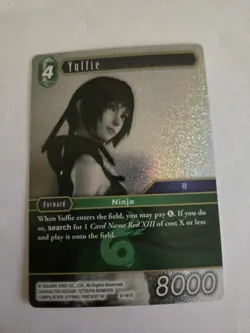 Yuffie Foil - 8-141S - LP - Final Fantasy The Card Game Opus VIII - Image 1