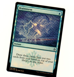 Brainstorm Masters 25 Foil Magic The Gathering Single Card - Image 1
