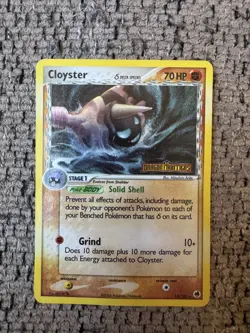 2006 Pokemon EX Dragon Frontiers #14 Cloyster Reverse Holo MP Rare Card STAMPED - Image 1