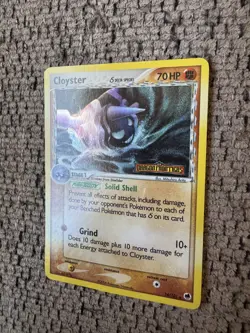 2006 Pokemon EX Dragon Frontiers #14 Cloyster Reverse Holo MP Rare Card STAMPED - Image 2