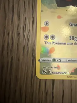 Pokemon 2023 SWSH Crown Zenith Poochyena Galarian Gallery Card #GG33/GG70 - Image 3