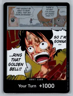 DON!! Card (Luffy) Adventure on Kami's Island 2026 NM - Image 1