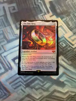 MTG Foil The One Ring NM Unplayed Lord of the Rings: Tales of Middle-Earth - Image 1