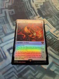MTG Foil The One Ring NM Unplayed Lord of the Rings: Tales of Middle-Earth - Image 3