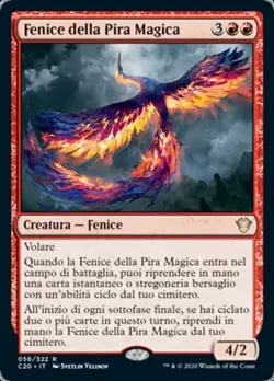MTG SPELLPYRE PHOENIX ASIAN EXC - FENICE DELLA PIRA MAGICA - CMD2020 - MAGIC - Image 1