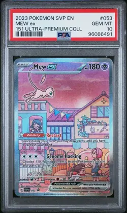 2023 Pokemon Mew ex 151 UPC Promo SVP 053 PSA 10 - Image 1
