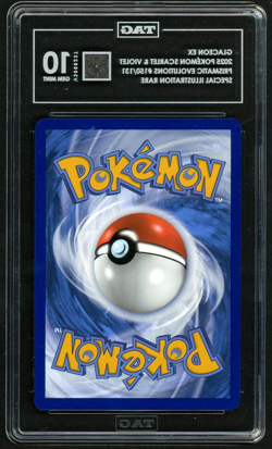 POKEMON GLACEON EX 2025 SCARLET & VIOLET PRISMATIC EVOLUTIONS #150/131 TAG 10 - Image 2