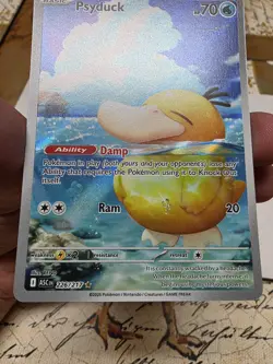 Psyduck 226/217 Illustration Rare Ascended Heroes Pokemon Card TCG NM Fresh Pull - Image 3