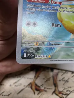 Psyduck 226/217 Illustration Rare Ascended Heroes Pokemon Card TCG NM Fresh Pull - Image 5