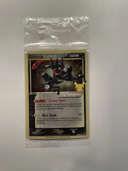 Pokemon TCG Greninja Gold Star SWSH144 25th Celebrations Promo Card Sealed - Image 1