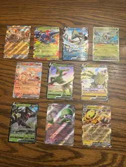 Pokemon 10 Card Double Rares / Ultra Rares MEGA / EX / V / Black Star Promo - NM - Image 1