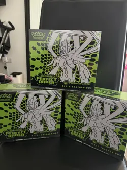 Pokemon TCG Perfect Order Pokemon Center 3 x ETB NEW SEALED Elite Trainer Box - Image 1