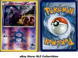 2015 Pokemon, Double Crisis, #7/34 Team Aqua's Grimer, Common - Image 1