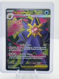 2026 Pokemon POR EN Perfect Order #102 Mega Starmie ex Full Art Holo - Image 1