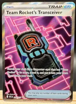 Team Rocket's Transceiver 263/217 Ultra Rare Ascended Heroes Pokemon TCG NM - Image 1