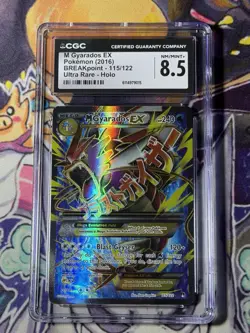 M Gyarados EX 115/122 CGC 8.5 Pokemon BREAKpoint 2016 TCG - Image 1