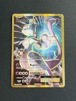 Pokemon Mewtwo EX Full Art Ultra Rare Holo 2016 XY Evolutions 103/108 NM - Image 1
