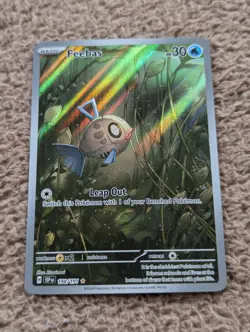 Feebas 198/191 Illustration Rare Surging Sparks Full Art Holo Pokemon TCG NM - Image 1