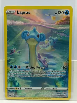 Pokemon Lapras Ultra Rare Holo GG05/GG70 Crown Zenith Galarian Gallery - Image 1
