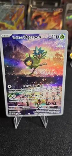 Pokemon Tcg Teal Mask Ogerpon #123 Promo - Image 1
