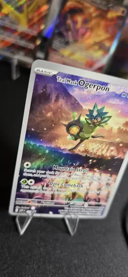 Pokemon Tcg Teal Mask Ogerpon #123 Promo - Image 2