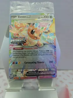 Pokemon TCG Eevee ex - (Prismatic Evolutions Stamp) 075/131 Sealed Promo - Image 1
