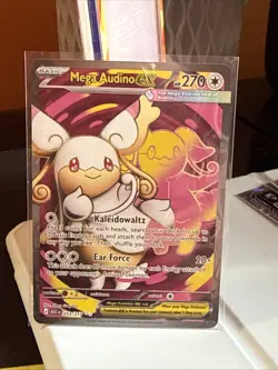 Mega Audino ex 253/217 Ultra Rare Pokemon Ascended Heroes - Image 1