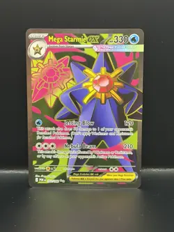 Pokemon Mega Starmie ex 102/088 Me03: Perfect Order Ultra Rare Holo - Image 1